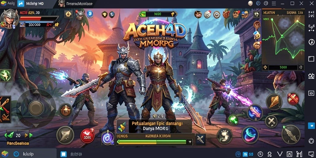 Gameplay aksion seru dalam ACEH4D yang penuh tantangan.