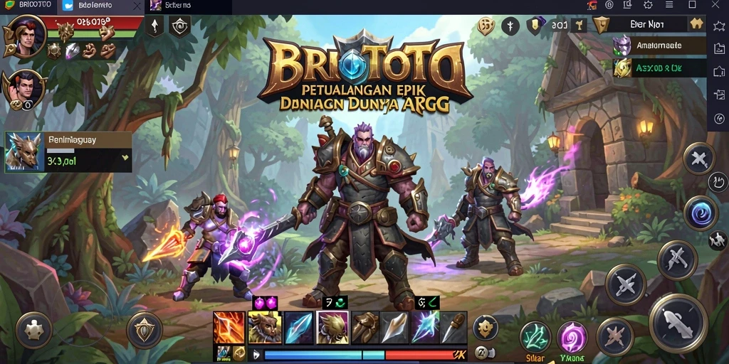 Gameplay BRIOTOTO menampilkan pertempuran menegangkan dan eksplorasi luas.