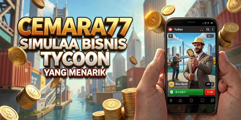 Screenshot gameplay CEMARA777 menampilkan antarmuka bisnis yang dinamis.