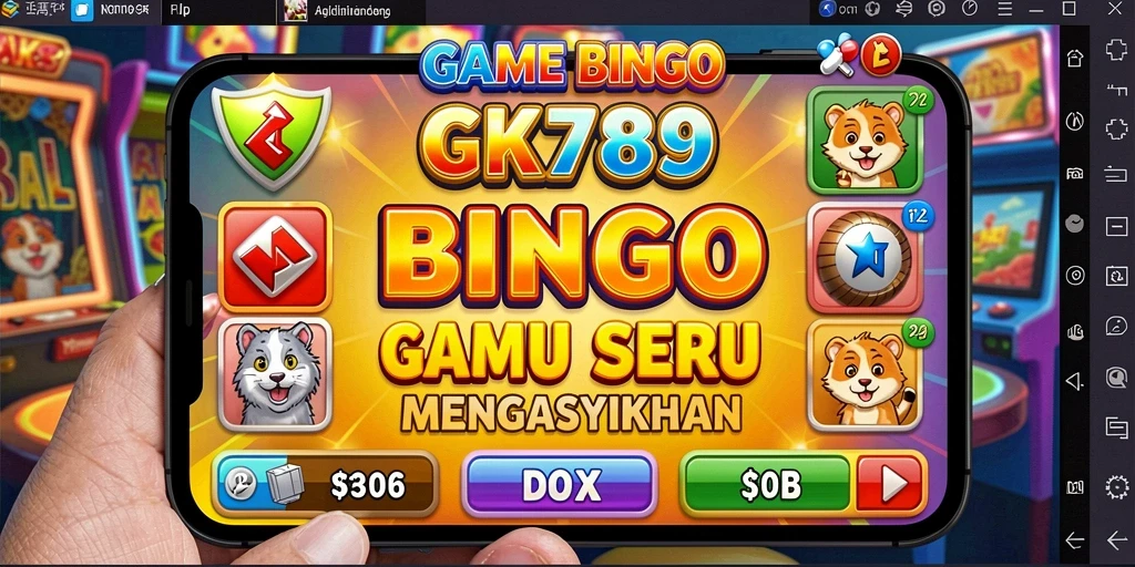 Tampilan utama gameplay CK789 yang seru dan menghibur.