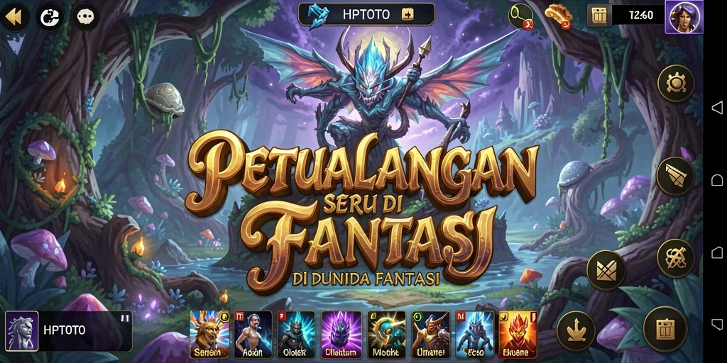 Tangkapan layar gameplay <strong>HPTOTO</strong> menunjukkan aksi seru dan petualangan yang mendebarkan.