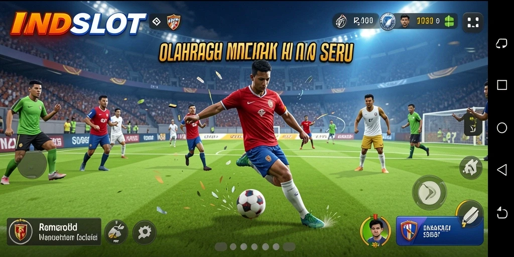Tampilan gameplay seru dengan berbagai olahraga di INDSLOT.
