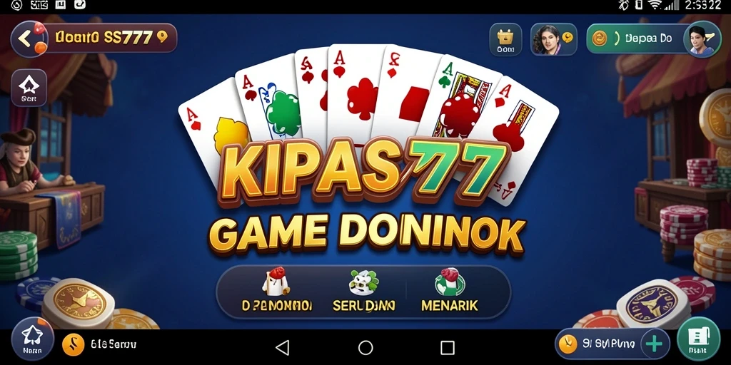Tampilan gameplay seru dari KIPAS777 dalam permainan Domino.