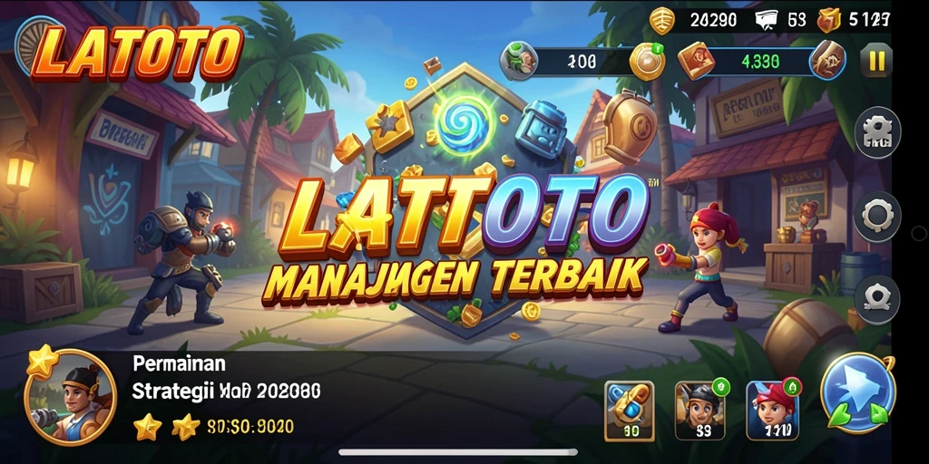 Tampilan gameplay LATOTO yang strategis dan menarik.