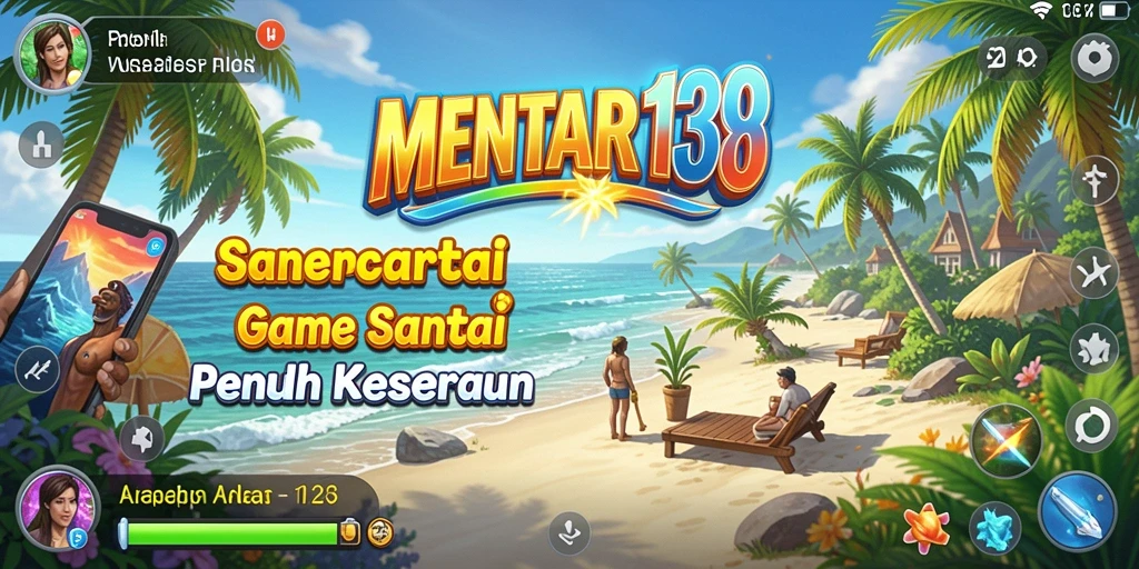 Tampilan layar permainan MENTARI138 yang ceria dan penuh warna.