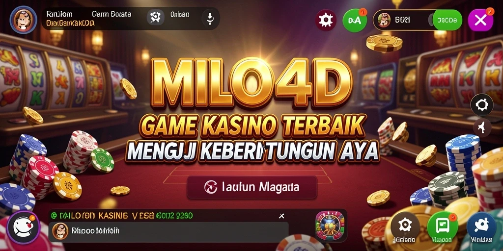 Tampilan gameplay menarik dan menegangkan di MILO4D.