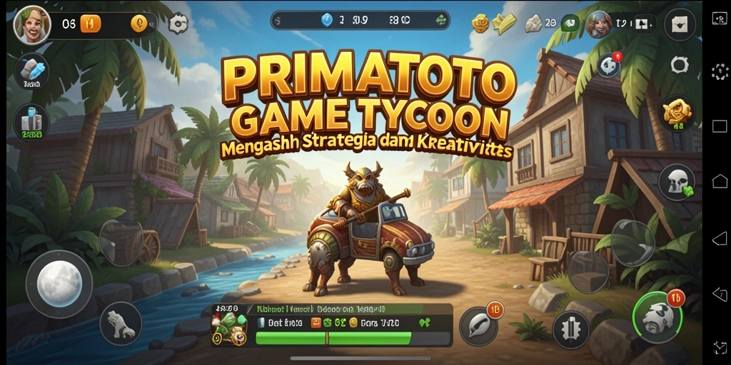 Tampilan visual menarik dari gameplay PRIMATOTO di dunia Tycoon.
