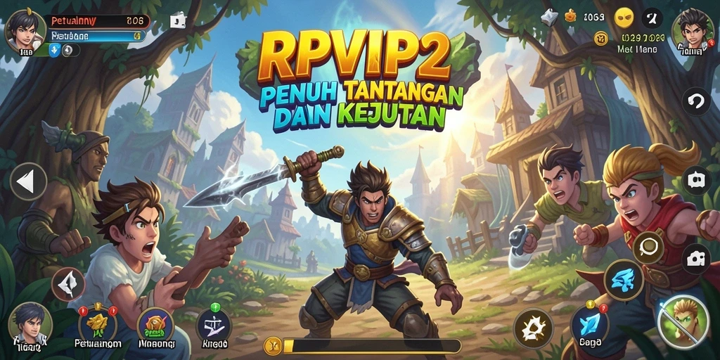 Tampilan gameplay RPVIP2 yang seru dan menarik.