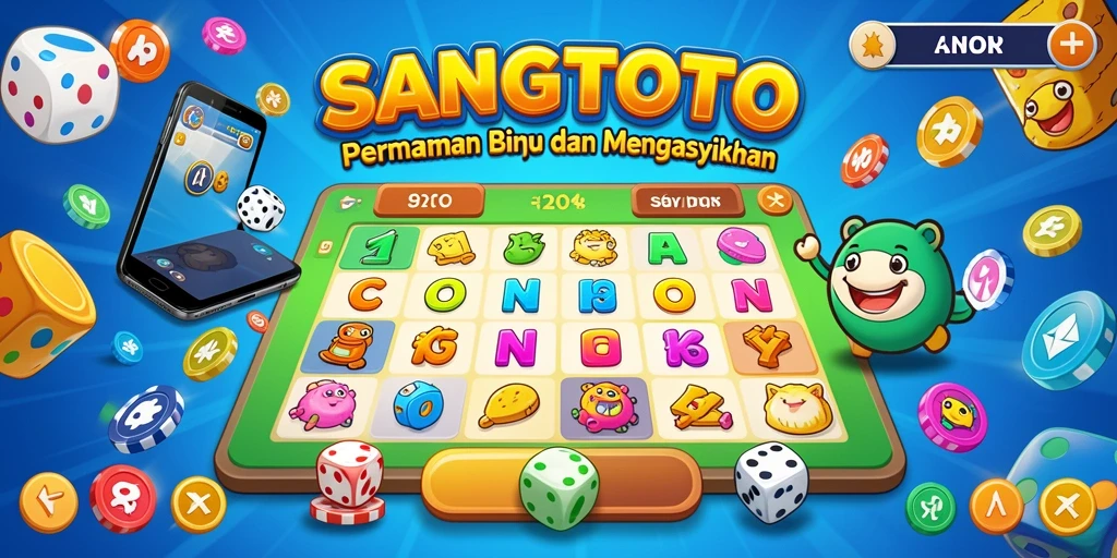 Tampilan gameplay seru di SANGTOTO dengan kartu Bingo.