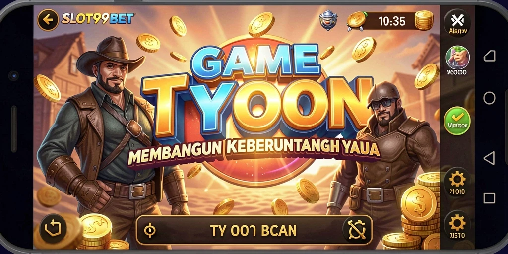 Gameplay menarik dalam SLOT99BET dengan berbagai pilihan strategi Tycoon.