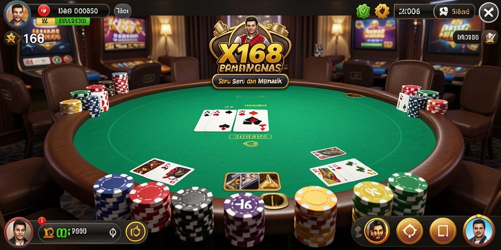 Gameplay seru X168 yang menghadirkan pengalaman poker terbaik.