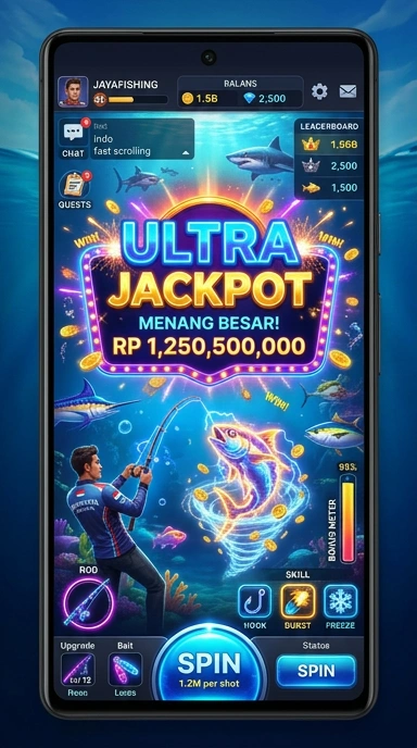 Tampilan antarmuka Spinharta yang intuitif.