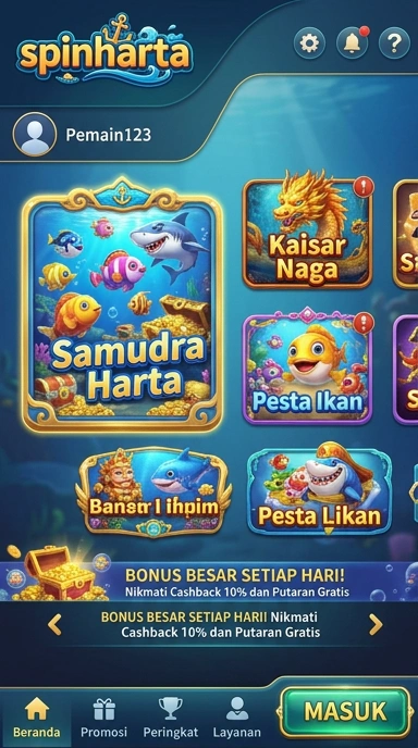 Proses pengunduhan aplikasi di Spinharta yang cepat dan mudah.